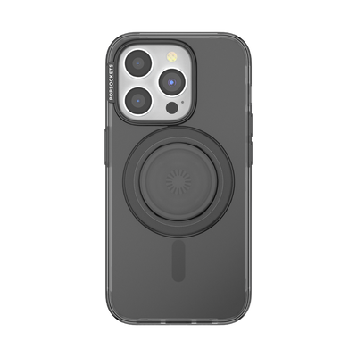 PopCase MagSafe for iPhone 15 Pro - Translucent Black