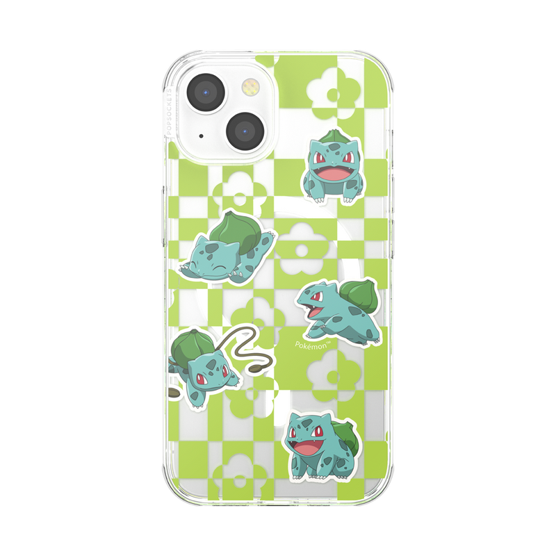 PopCase MagSafe for iPhone 13/14 - Pokemon Bulbasaur Lime Party