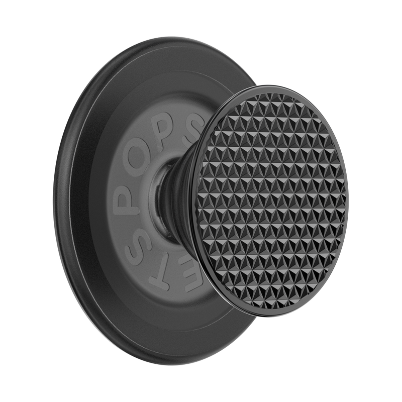 PopSockets - PopGrip MagSafe - Aluminum Knurl Black