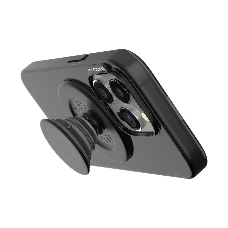 PopSockets - PopCase MagSafe for iPhone 15 Pro - Translucent Black