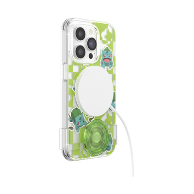 PopCase MagSafe for iPhone 14 Pro - Pokemon Bulbasaur Lime Party