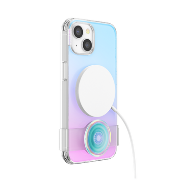 PopCase MagSafe for iPhone 13/14 - White Iridescent